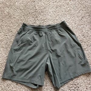 lululemon athletica Men's Olive Performance Shorts